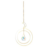 Maxbell Crystal Suncatcher Reflecation Rainbow Maker Wind Chime for Outdoor Garden E