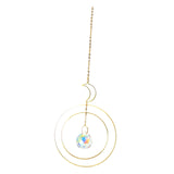 Maxbell Crystal Suncatcher Reflecation Rainbow Maker Wind Chime for Outdoor Garden E