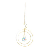 Maxbell Crystal Suncatcher Reflecation Rainbow Maker Wind Chime for Outdoor Garden E