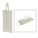 Maxbell Tissue Bag Holders Tissue Cover Napkin Holder Paper Holder Light Gray