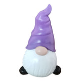 Maxbell Faceless Garden Gnome Statue Outdoor Yard Figurine Sculpture Arts Purple