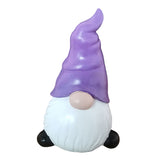 Maxbell Faceless Garden Gnome Statue Outdoor Yard Figurine Sculpture Arts Purple