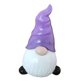 Maxbell Faceless Garden Gnome Statue Outdoor Yard Figurine Sculpture Arts Purple