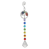 Maxbell Crystal Pendant Decorative Kitchen Home Window Hanging Decor Wind Chimes