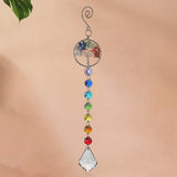 Maxbell Crystal Pendant Decorative Kitchen Home Window Hanging Decor Wind Chimes