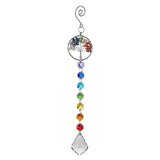 Maxbell Crystal Pendant Decorative Kitchen Home Window Hanging Decor Wind Chimes
