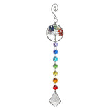 Maxbell Crystal Pendant Decorative Kitchen Home Window Hanging Decor Wind Chimes