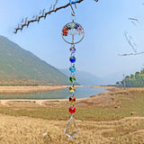 Maxbell Crystal Pendant Decorative Kitchen Home Window Hanging Decor Wind Chimes