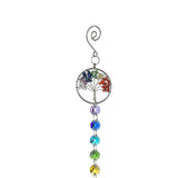 Maxbell Crystal Pendant Decorative Kitchen Home Window Hanging Decor Wind Chimes