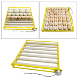 Maxbell Egg Incubator Tray Rotary Automatic Egg Turner for Duck Goose 7 Tubes