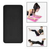 Maxbell Yoga Workout Knee Pad Elbow Cushion Exercise Fitness Home Gym Support Mat Black Large