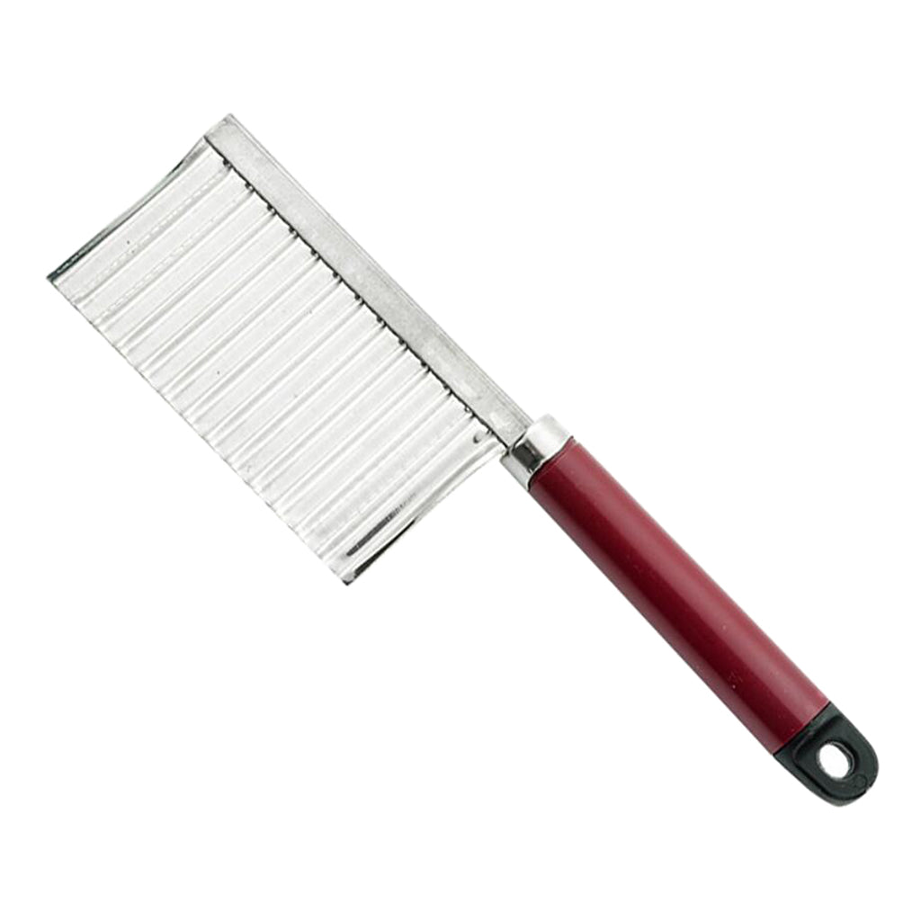 Maxbell Crinkle Cutter for Veggies Stainless Steel Blade Wavy Crinkle Cutting Tool