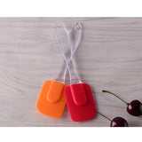 Maxbell Silicone Spatula Kitchen Utensil Cake Mixer for Cooking Baking Mixing Orange