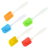 Maxbell Silicone Spatula Kitchen Utensil Cake Mixer for Cooking Baking Mixing Orange