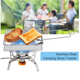 Maxbell Foldable Camp Stove Toaster with Long Handle for Outdoor Camping Picnic