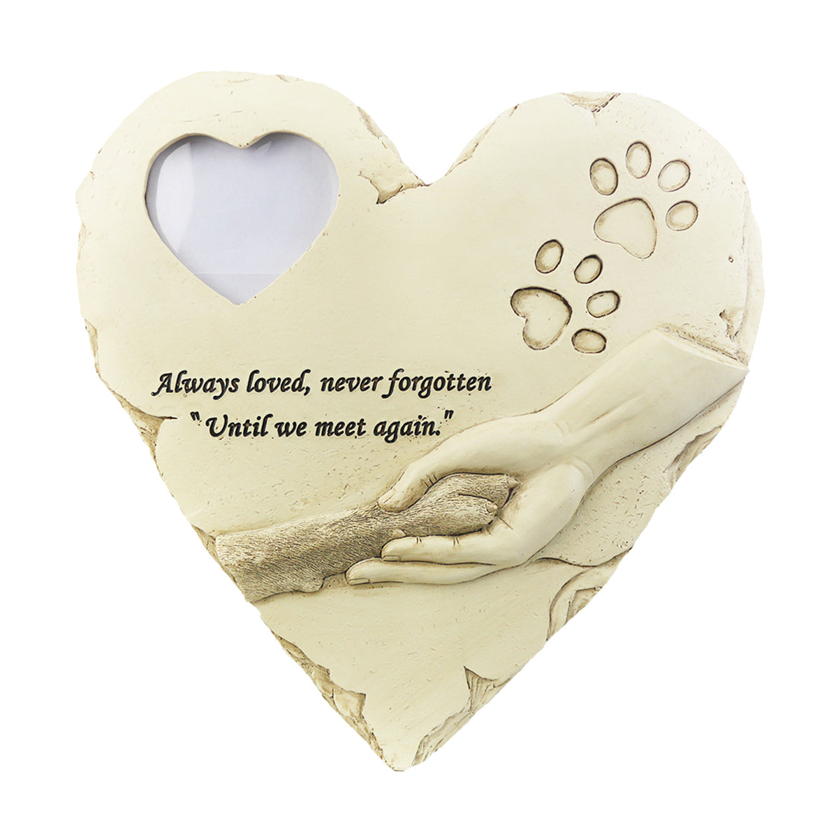 Maxbell Pet Memorial Stone Cat Headstone Outdoor Backyard Puppy Grave Marker Gift