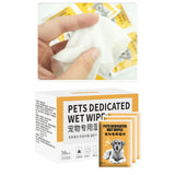 Maxbell 30pcs Pet Tear Wipes Eye Crust Treatment, Eye Tear Stain Remover Wipes