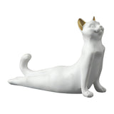 Maxbell Yoga Cat Statue Decorative Figurine Decor Cats Ornament Mountain Posture