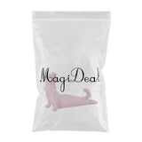 Maxbell Yoga Cat Statue Decorative Figurine Decor Cats Ornament Mountain Pink