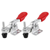 Maxbell 2Pcs 60Kg Holding Capacity Toggle Clamp Quick Horizontal Clamp Release Tools