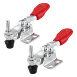 Maxbell 2Pcs 60Kg Holding Capacity Toggle Clamp Quick Horizontal Clamp Release Tools