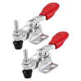 Maxbell 2Pcs 60Kg Holding Capacity Toggle Clamp Quick Horizontal Clamp Release Tools