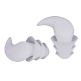 Maxbell Noise Reduction Ear Plugs Silicone Sound Blocking for Sleep Snoring Swimming White