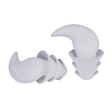 Maxbell Noise Reduction Ear Plugs Silicone Sound Blocking for Sleep Snoring Swimming White