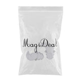 Maxbell Noise Reduction Ear Plugs Silicone Sound Blocking for Sleep Snoring Swimming White