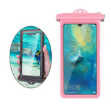 Maxbell Swimming Phone Bags Diving Waterproof Case Swim for iPhone XS Pink