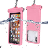 Maxbell Swimming Phone Bags Diving Waterproof Case Swim for iPhone XS Pink