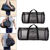 Maxbell Foldable Mesh Beach Bag Pool Tote Bags Shoulder Handbag Organizer Small