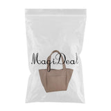 Maxbell Womens Leather Handbag Large Capacity Top Handle Shoulder Bags Tote Brown