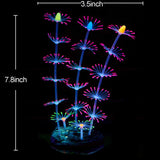 Maxbell 4x Silicone Artificial Simulation Fluorescent Coral for Aquarium Fish Tank B