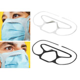 Maxbell Face Mask Holder Outer Support Frame Convenient Anti-Lost Anti-fogging white