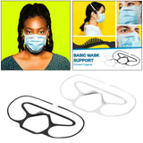 Maxbell Face Mask Holder Outer Support Frame Convenient Anti-Lost Anti-fogging white