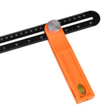 Maxbell Multifunctional Sliding T-Bevel Gauge Level for Carpenter Architect Engineer Range 40cm