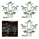 Maxbell Assembly Artificial Houseplant Night Light Branch Leaf LED Lamp Indoor 100