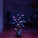 Maxbell Assembly Artificial Houseplant Night Light Branch Leaf LED Lamp Indoor 100