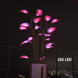 Maxbell Assembly Artificial Houseplant Night Light Branch Leaf LED Lamp Indoor 300