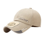 Maxbell Outdoor Cooling Fan Hat Baseball Cap Sun Hat Outdoor Camping Light khaki