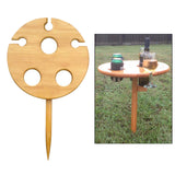 Maxbell Collapsible Outdoor Wine Table Trip Beer Bottles Serving Home Support Rack