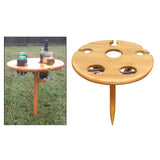 Maxbell Collapsible Outdoor Wine Table Trip Beer Bottles Serving Home Support Rack