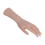 Maxbell Silicone Practice Hand Easily Nail Trainning for Acrylic Nails left hand