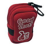 Maxbell Neoprene Golf Range Finder Bag Pouch Case Holder with Carabiner Red