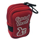 Maxbell Neoprene Golf Range Finder Bag Pouch Case Holder with Carabiner Red