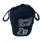 Maxbell Neoprene Golf Range Finder Bag Pouch Case Holder with Carabiner Dark Blue