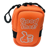 Maxbell Neoprene Golf Range Finder Bag Pouch Case Holder with Carabiner Orange