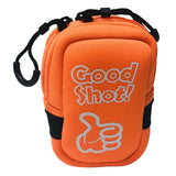 Maxbell Neoprene Golf Range Finder Bag Pouch Case Holder with Carabiner Orange