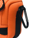 Maxbell Neoprene Golf Range Finder Bag Pouch Case Holder with Carabiner Orange